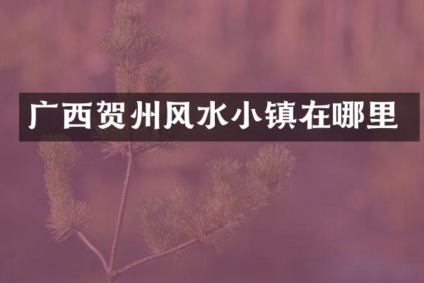 广西贺州风水小镇在哪里