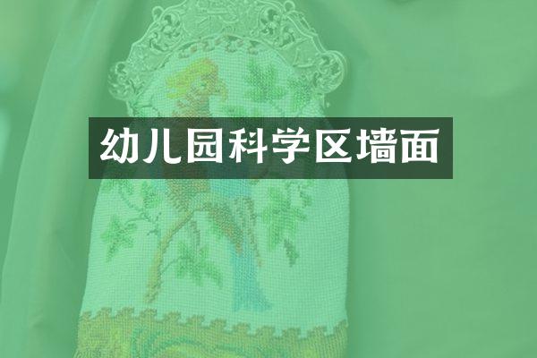 幼儿园科学区墙面