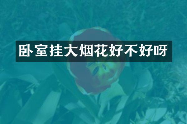 卧室挂大好不好呀