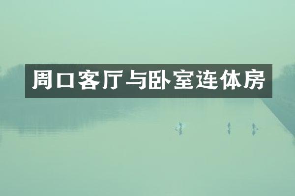 周口客厅与卧室连体房