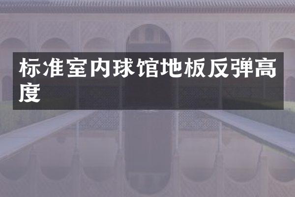 标准室内球馆地板反弹高度