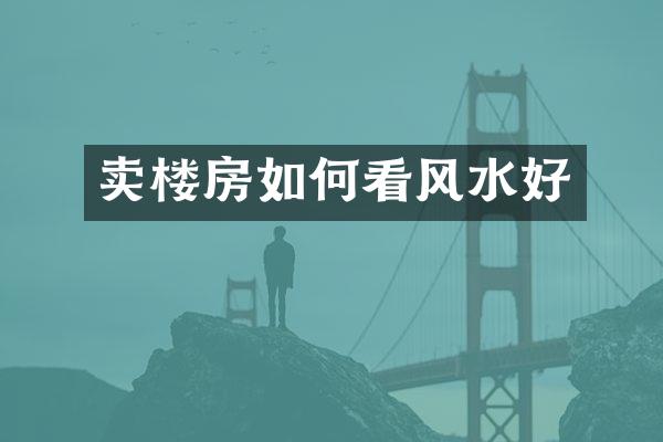 卖楼房如何看风水好