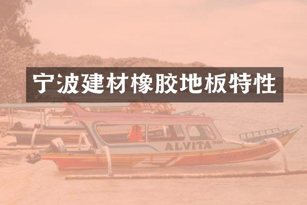 宁波建材橡胶地板特性