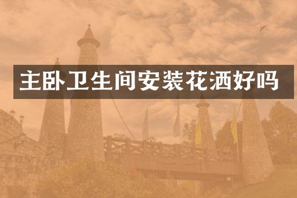 主卧卫生间安装花洒好吗