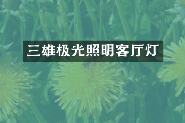 三雄极光照明客厅灯