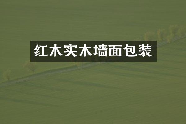 红木实木墙面包装