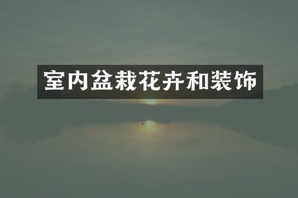 室内盆栽花卉和装饰