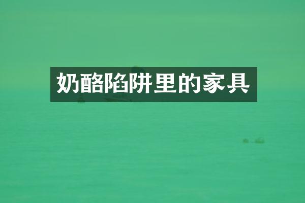 奶酪陷阱里的家具