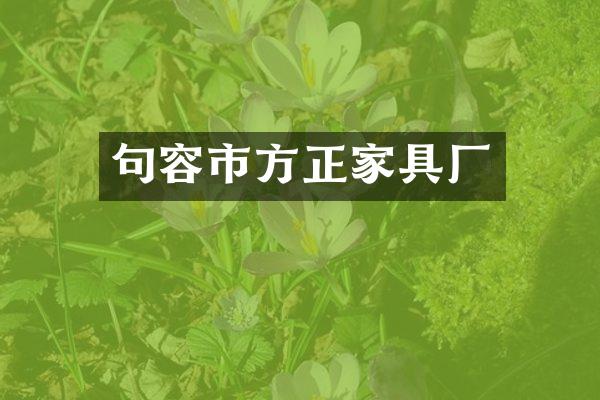 句容市方正家具厂