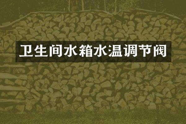 卫生间水箱水温调节阀