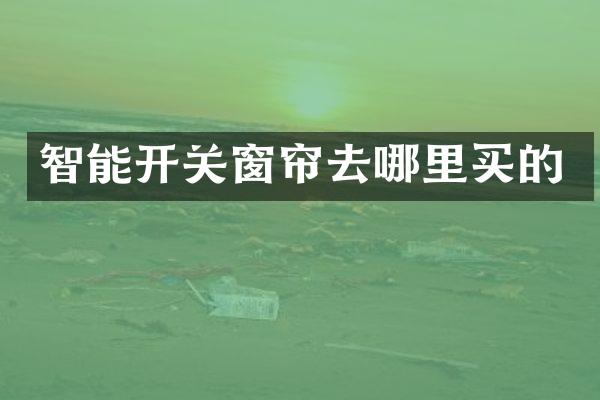 智能开关窗帘去哪里买的