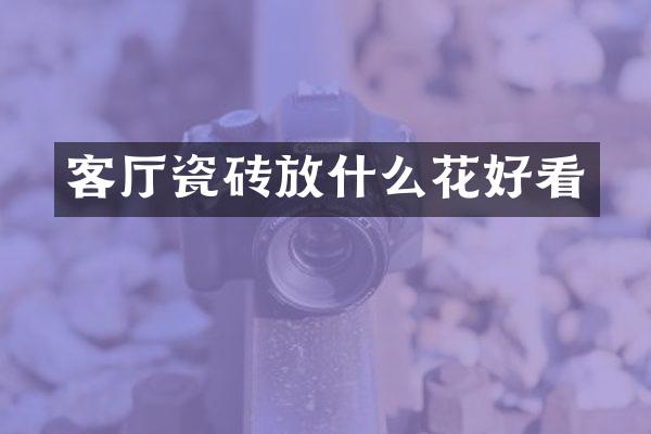 客厅瓷砖放什么花好看