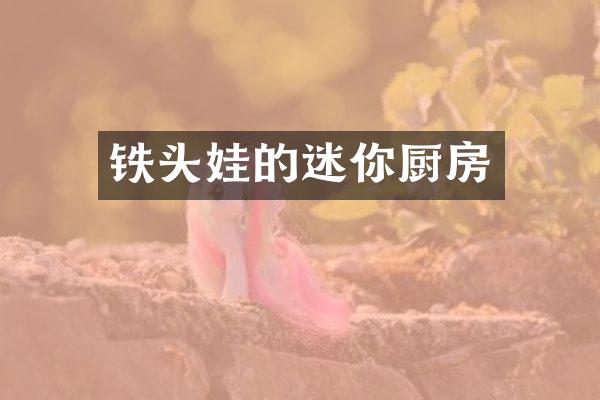 铁头娃的迷你厨房