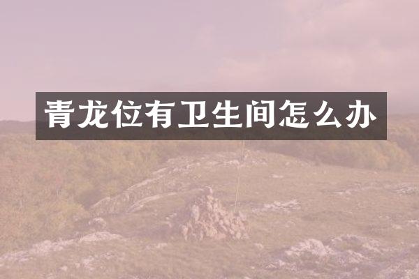 青龙位有卫生间怎么办