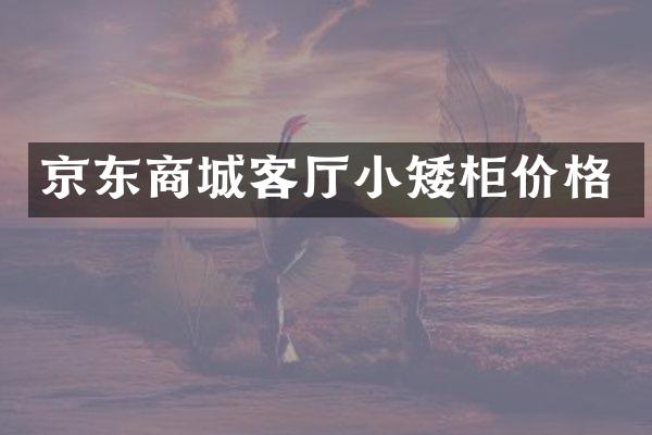 京东商城客厅小矮柜价格