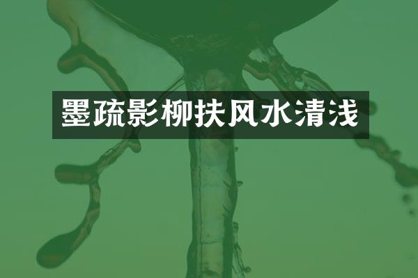 墨疏影柳扶风水清浅