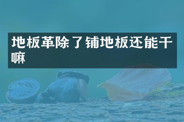地板革除了铺地板还能干嘛