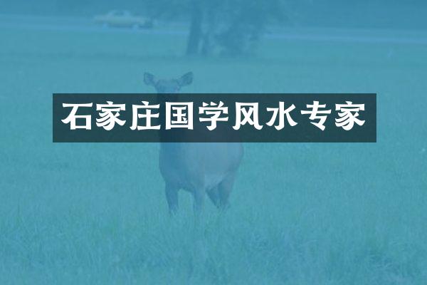 石家庄国学风水专家