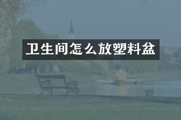 卫生间怎么放塑料盆