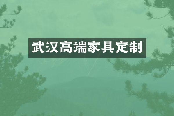 武汉高端家具定制