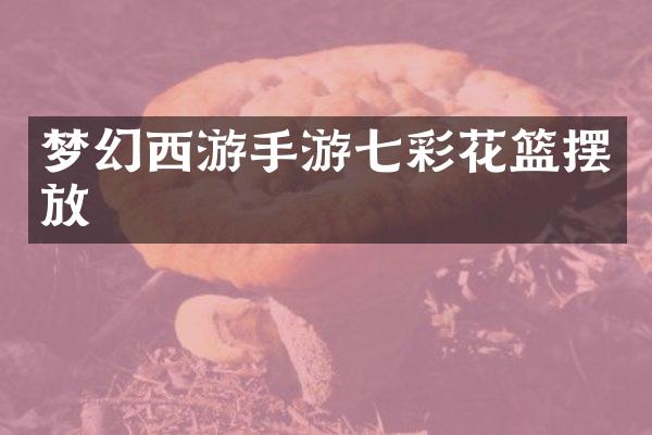 梦幻西游手游七彩花篮摆放