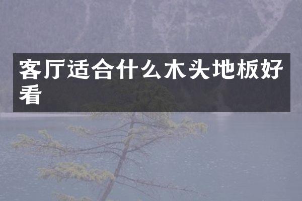 客厅适合什么木头地板好看