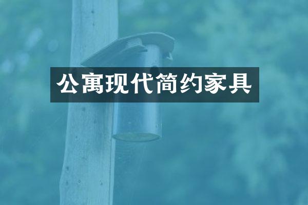 公寓现代简约家具