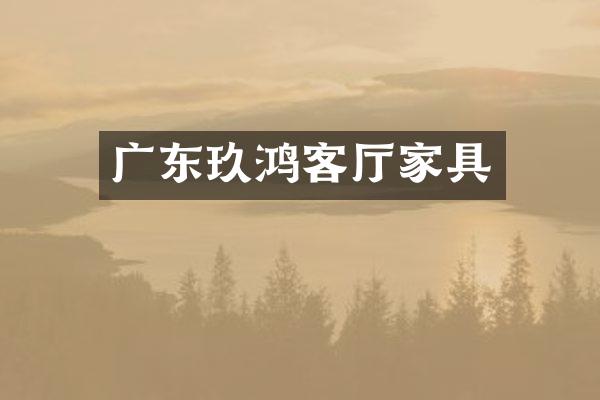 广东玖鸿客厅家具