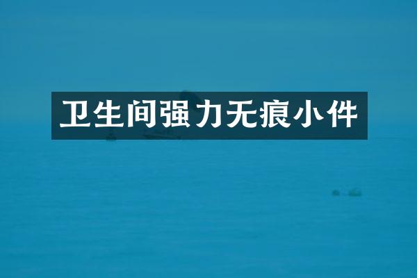 卫生间强力无痕小件