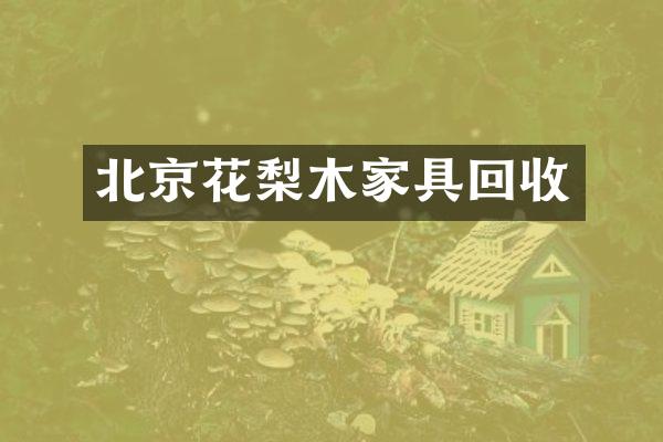 北京花梨木家具回收