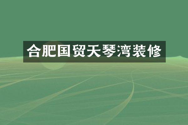 合肥国贸天琴湾装修