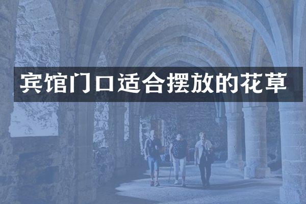 宾馆门口适合摆放的花草