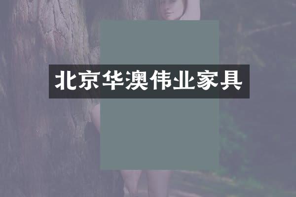 北京华澳伟业家具