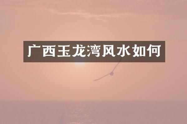 广西玉龙湾风水如何