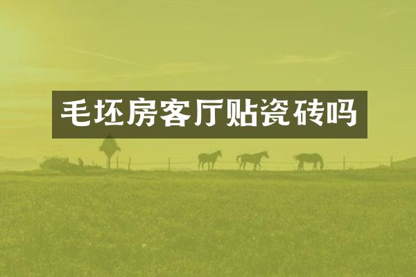 毛坯房客厅贴瓷砖吗