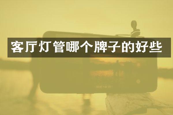 客厅灯管哪个牌子的好些