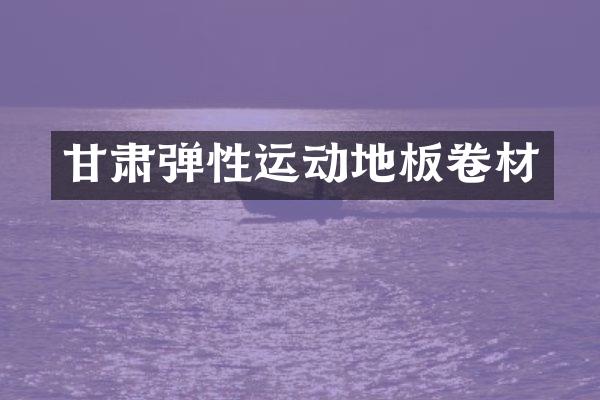 甘肃弹性运动地板卷材