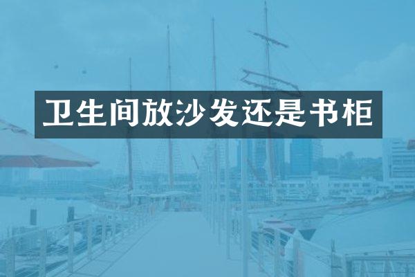 卫生间放沙发还是书柜