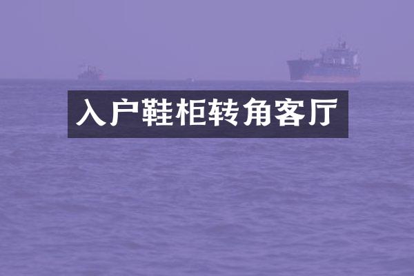 入户鞋柜转角客厅
