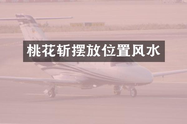 桃花斩摆放位置风水