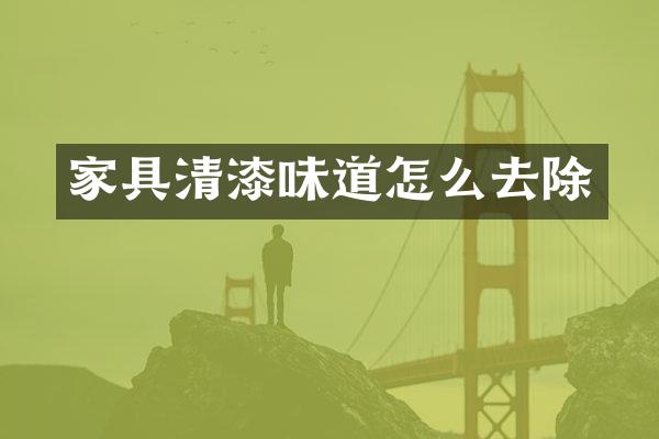 家具清漆味道怎么去除
