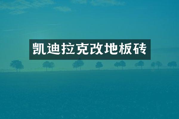 凯迪拉克改地板砖