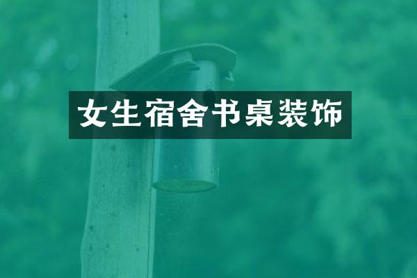 女生宿舍书桌装饰