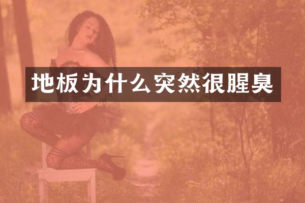 地板为什么突然很腥臭