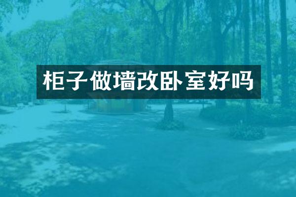 柜子做墙改卧室好吗