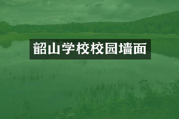 韶山学校校园墙面