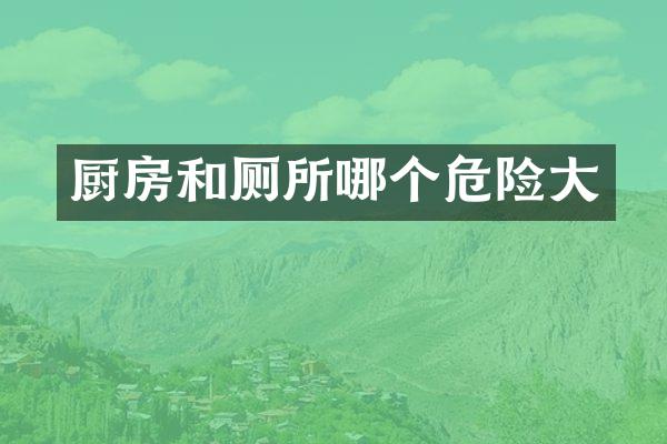 厨房和厕所哪个危险大