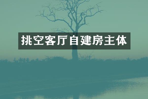 挑空客厅自建房主体