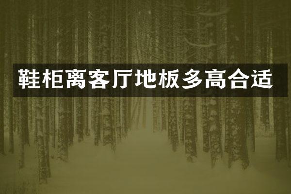 鞋柜离客厅地板多高合适