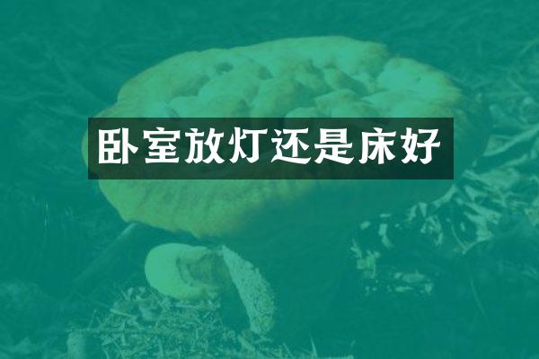 卧室放灯还是床好